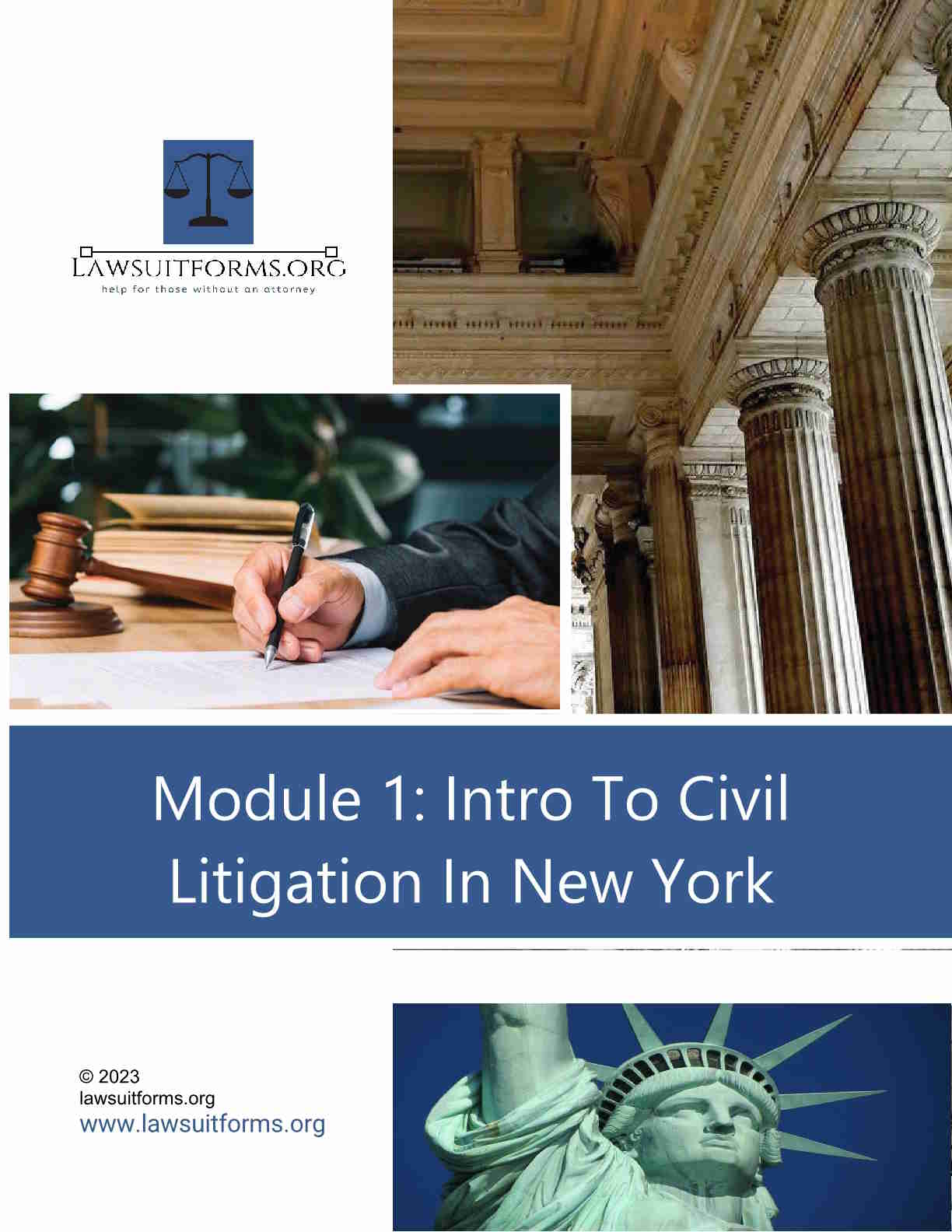 Intro to civil litigation in New York