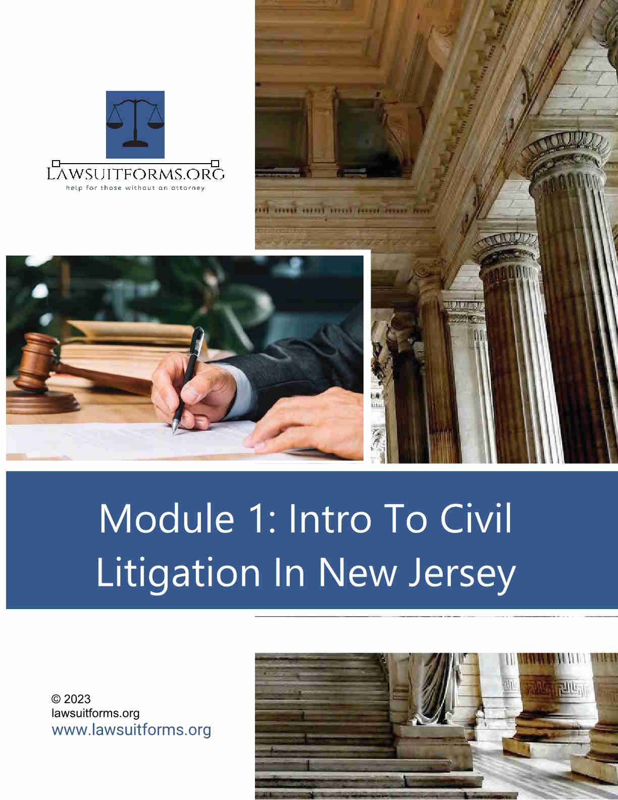How to file or answer a lawsuit in New Jersey